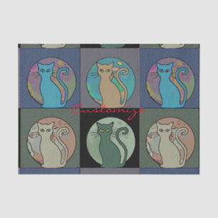 Papel De Seda Gente de gato multigatos sentado en Thunder_Cove