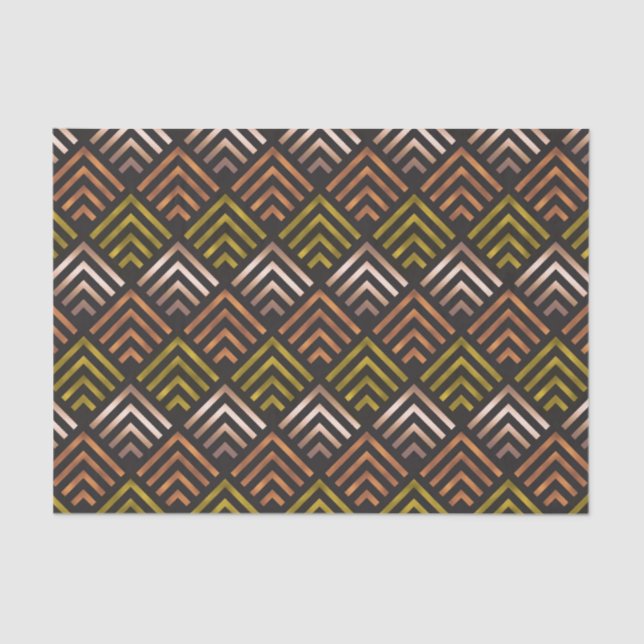 Papel De Seda Geometría Art Decco (Anverso)