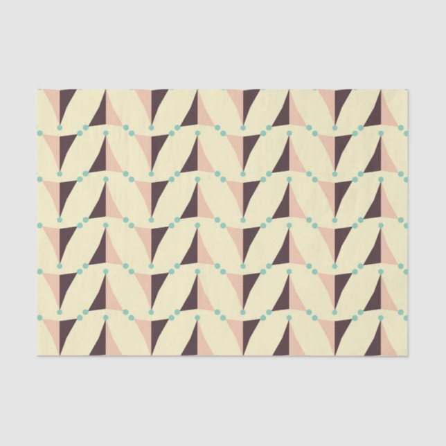 Papel De Seda Geometric pattern in retro vibe (Anverso)