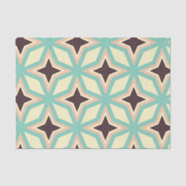 Papel De Seda Geometric pattern with alternating dark star shape