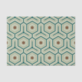 Papel De Seda Geometric pattern with interlocking hexagons
