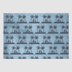 Papel De Seda Geométrico de vida de playa