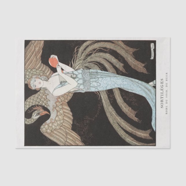 Papel De Seda George Barbier, Art Deco (Anverso)