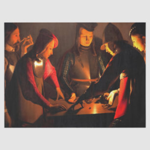 Papel De Seda Georges de la Tour - Los Jugadores de The Dices