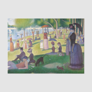 Papel De Seda Georges Seurat - Domingo en La Grande Jatte