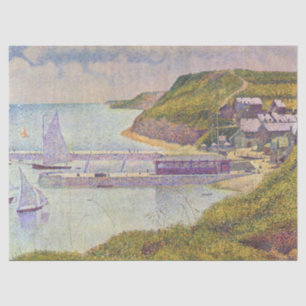 Papel De Seda Georges Seurat - Port-en-Bessin en la marea alta