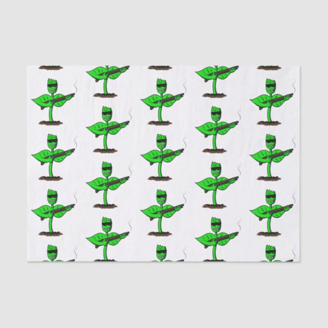 Papel De Seda Germinator cyborg personalizado divertido (Anverso)