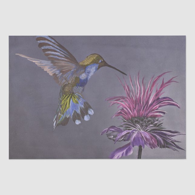 Papel De Seda Geschenkpapier Kolibri (Anverso)