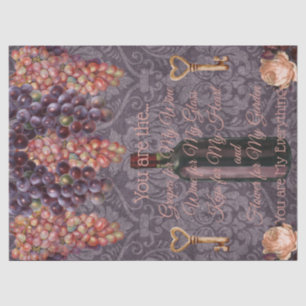 Papel De Seda Gewebepapier Set 2 Vintage Liebe Nr.02