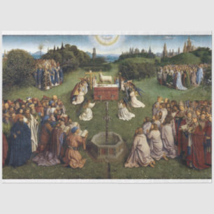 Papel De Seda Ghent Altarpiece (detalle), Van Eyck Brothers