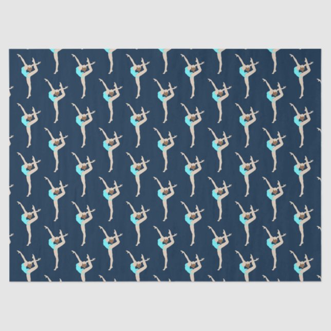 Papel De Seda Gimnasia femenina (Anverso)