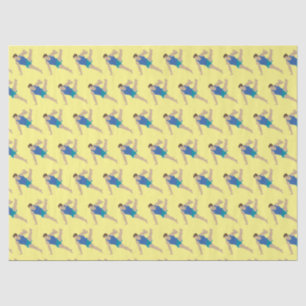 Papel De Seda Gimnasta masculino