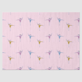 Papel De Seda gimnastas rosadas