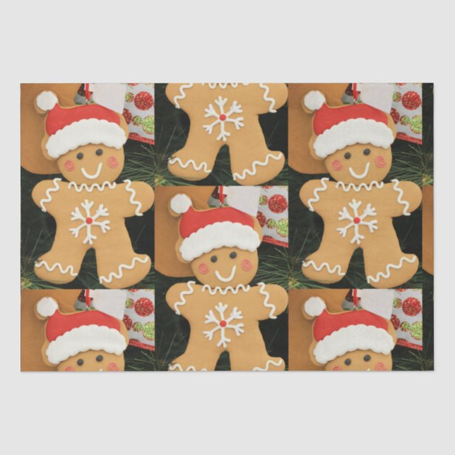 Papel De Seda Ginger Bread Man (Anverso)