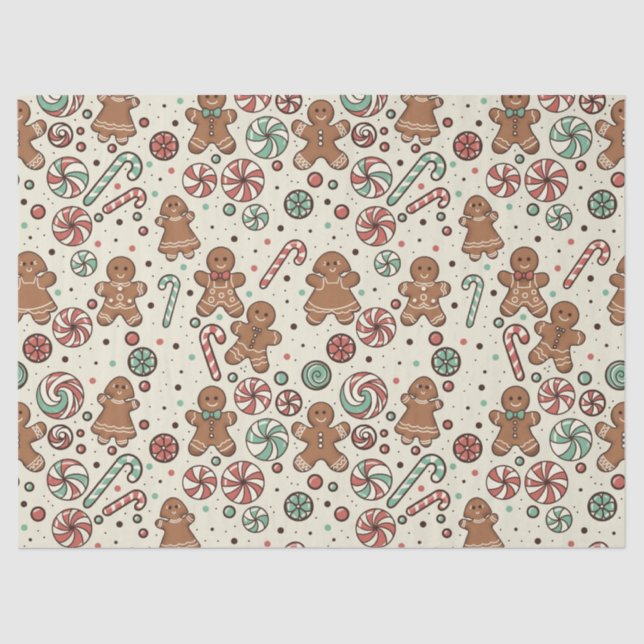 Papel De Seda Gingerbread Delight (Anverso)