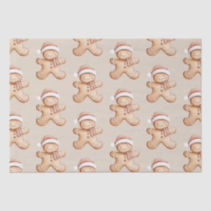Papel De Seda Gingerbread feliz y Star Cookie