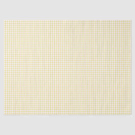 Papel De Seda Gingham Amarillo