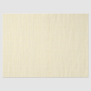 Papel De Seda Gingham Amarillo