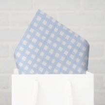 Gingham Azul Grandmillennial Costero del Sur