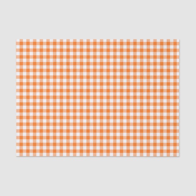 Papel De Seda Gingham Plaid Check (Anverso)