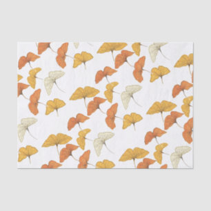 Papel De Seda Gingko dorado