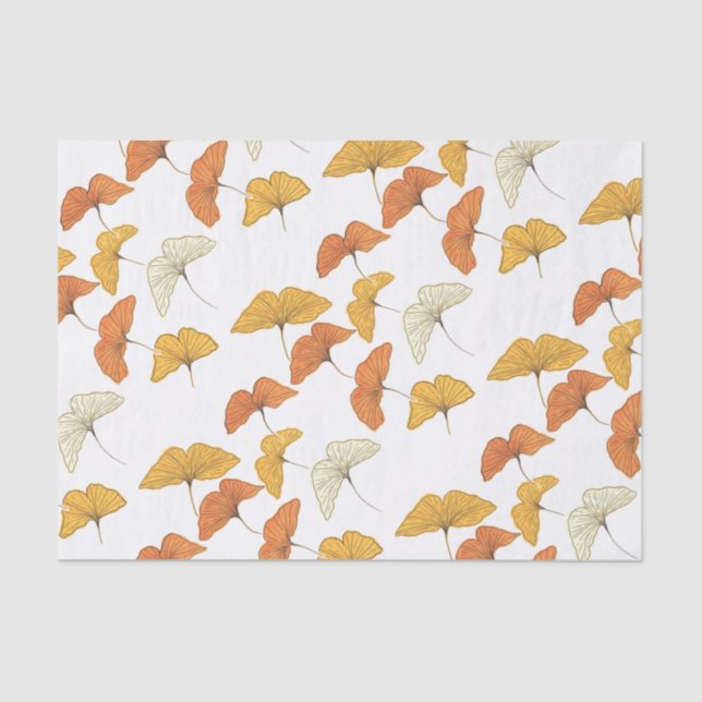 Papel De Seda Gingko dorado (Anverso)