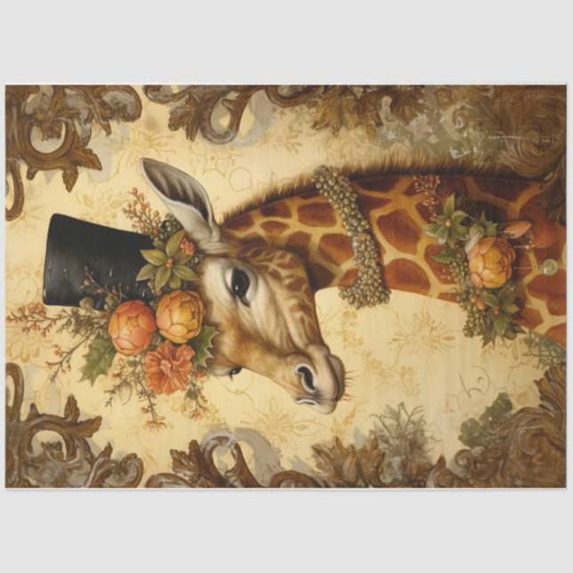 Papel De Seda Giraffe (Anverso)