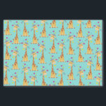 Papel De Seda Giraffe Kids Birthday Fiesta Cute<br><div class="desc">¡Esta adorable jirafa está aquí para el cumpleaños de su hijo! ¡Funciona bien para una fiesta de primer cumpleaños de niños lindos, un fiesta de zoológico o sólo un niño que ama las jirafas a cualquier edad! ¡El adorable bebé animal está usando un pequeño gorra fiesta para ayudar a celebrar!...</div>