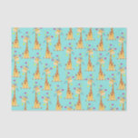 Papel De Seda Giraffe Kids Birthday Fiesta Cute<br><div class="desc">¡Esta adorable jirafa está aquí para el cumpleaños de su hijo! ¡Funciona bien para una fiesta de primer cumpleaños de niños lindos, un fiesta de zoológico o sólo un niño que ama las jirafas a cualquier edad! ¡El adorable bebé animal está usando un pequeño gorra fiesta para ayudar a celebrar!...</div>