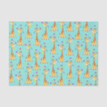 Papel De Seda Giraffe Kids Birthday Fiesta Cute<br><div class="desc">¡Esta adorable jirafa está aquí para el cumpleaños de su hijo! ¡Funciona bien para una fiesta de primer cumpleaños de niños lindos, un fiesta de zoológico o sólo un niño que ama las jirafas a cualquier edad! ¡El adorable bebé animal está usando un pequeño gorra fiesta para ayudar a celebrar!...</div>
