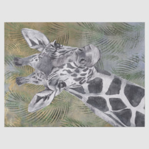 Papel De Seda Giraffe Watercolor