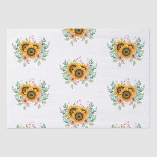 Papel De Seda Girasol (Anverso)