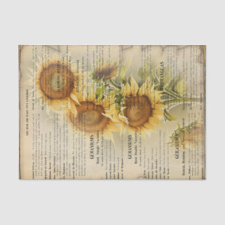 Papel De Seda Girasol IV