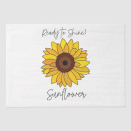 Papel De Seda Girasol Listo Para Brillar Girasol