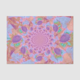 Papel De Seda Girasol Morado Rosa Pastel Abstracto Decoupage
