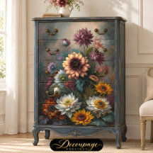 Girasol Soñador Floral Loto Decoupage