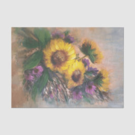 Papel De Seda Girasoles