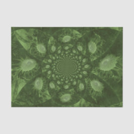 Papel De Seda Girasoles Arte Floral Verde Abstracto Decoupage