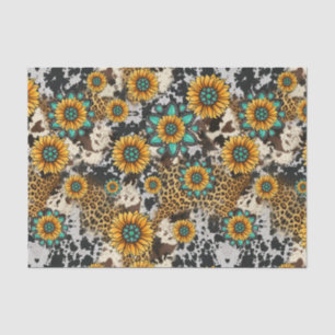 Papel De Seda Girasoles Campestres