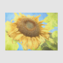 Girasoles Country Rústico Amarillo Acuarela