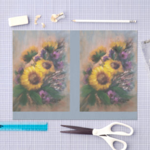 Papel De Seda Girasoles DBL