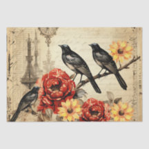 Girasoles inspirados en vintage Rosas rojas Cuervo