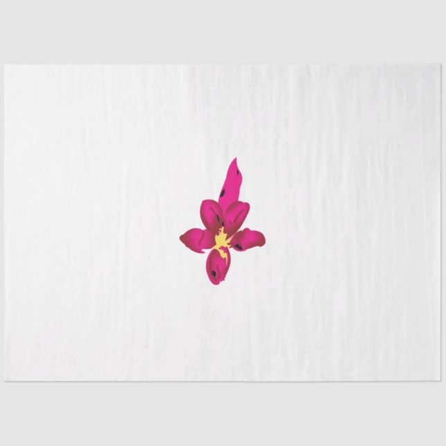 Papel De Seda Girly Design, Light Gold, Purplish Red (Anverso)