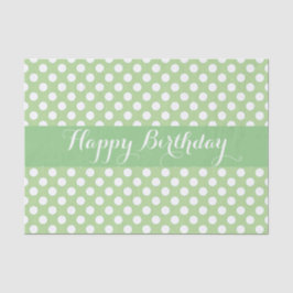 Papel De Seda Girly Large Polka Dot