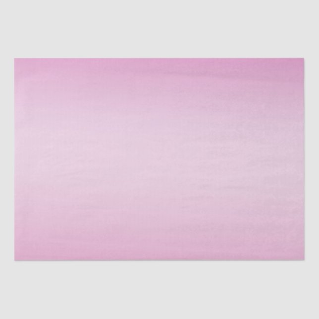 Papel De Seda Girly Pink Ombre (Anverso)