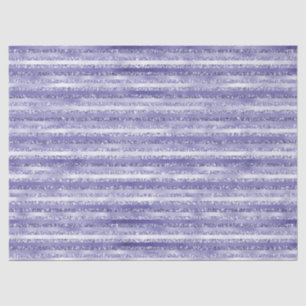 Papel De Seda Girly Purple Purpurina Glam Stripes