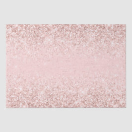 Papel De Seda Girly Rubor Pink Sparkle Purpurina