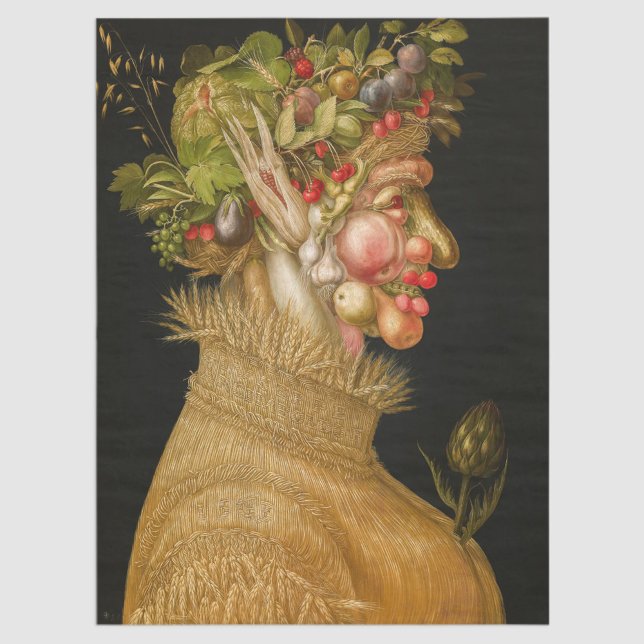 Papel De Seda Giuseppe Arcimboldo - Verano (Subido por el creador)