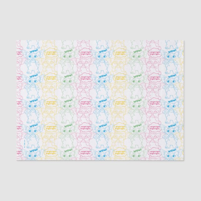 Papel De Seda Gizmo | Bright Light! Bright Light! (Anverso)