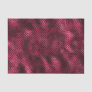 Papel De Seda Glam Burgundy Purpurina Foil Diamante